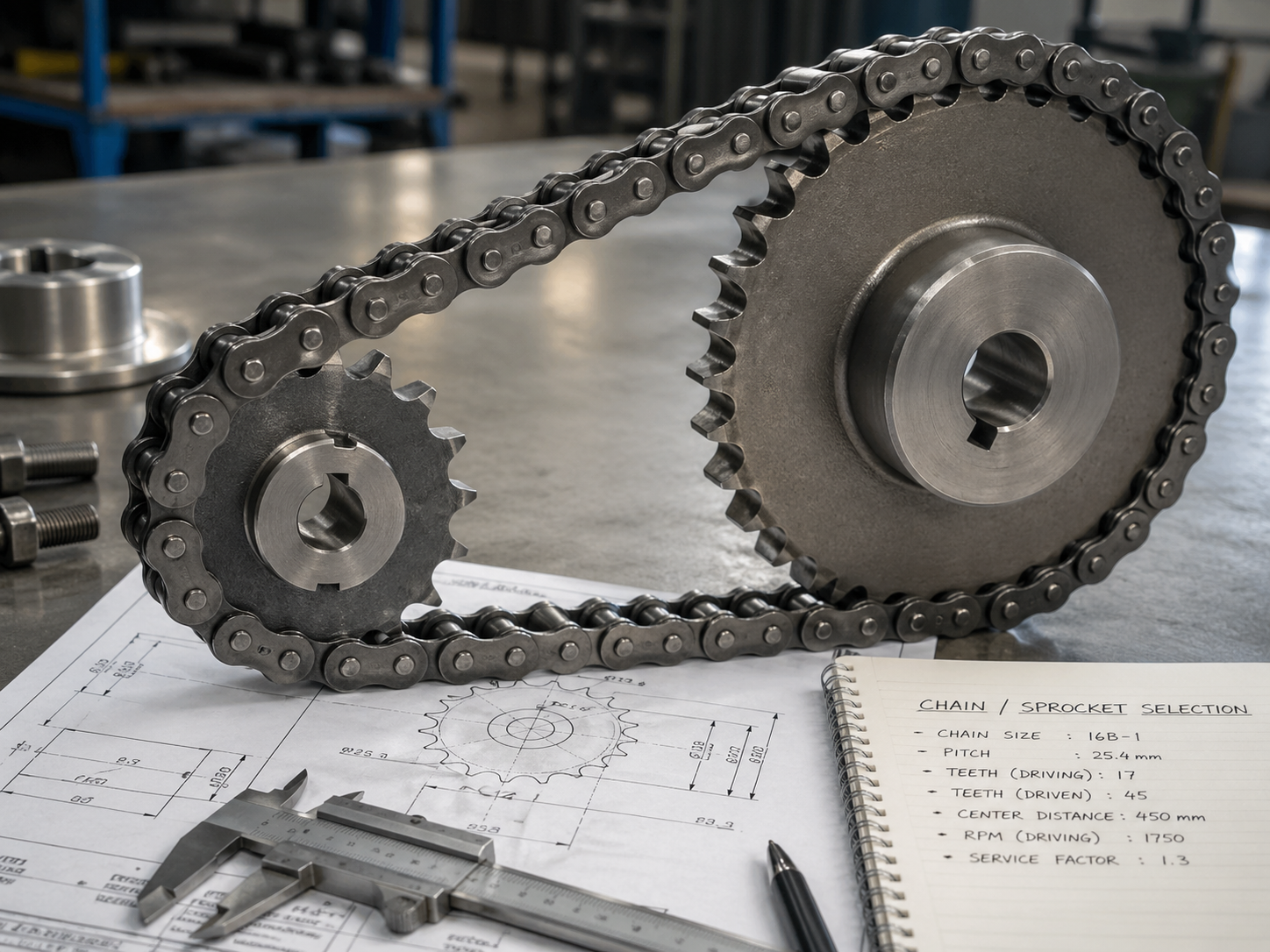 How to match sprocket and chain correctly